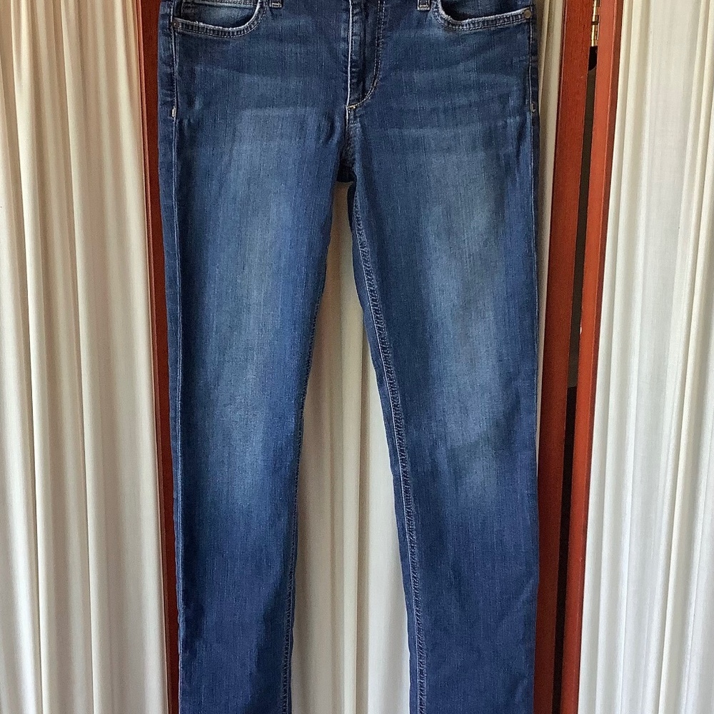 Women’s Joe’s Jeans Mid-Rise Skinny Medium Wash Blue Denim Stretch Sz 29